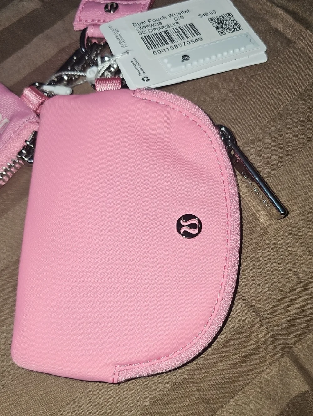 Lululemon Dual Pouch Wristlet!! Nwts, New Drop! CCLD/PIAR/SLVR!! Dont Miss Out!!